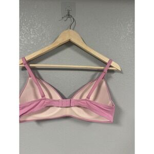 Pink Lightly Padded T-shirt Bra Adjustable Straps Everyday Wear
